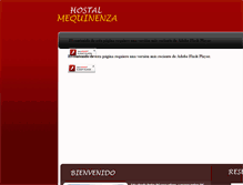 Tablet Screenshot of hostalmequinenza.com